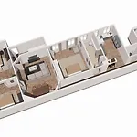 Апартаменты Rare 4br W Unique Details In Cph Копенгаген