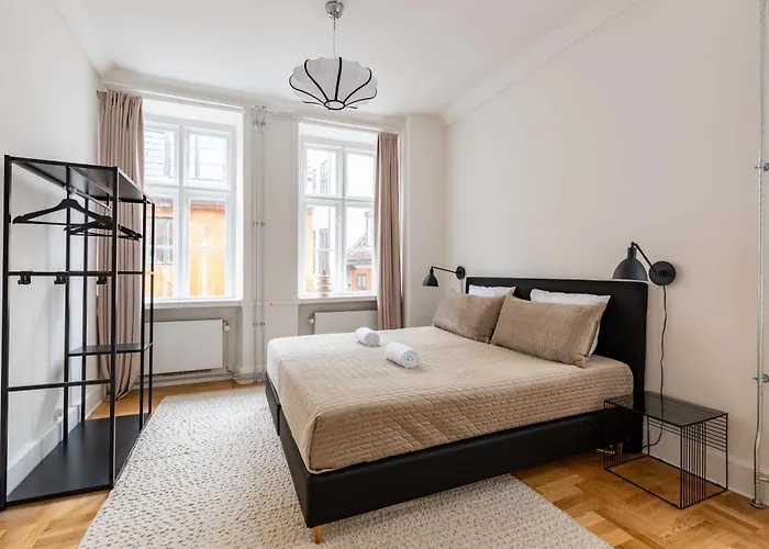 Διαμέρισμα Rare 4br W Unique Details In Cph *