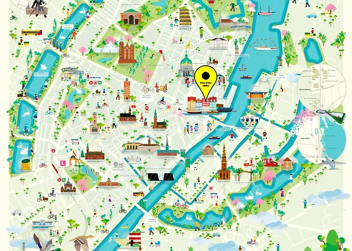 Διαμέρισμα Rare 4br W Unique Details In Cph *